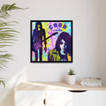 Joey Ramone - Matte Canvas, Black Frame