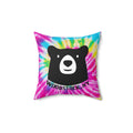 Woodstock, NY Bear - Spun Polyester Square Pillow
