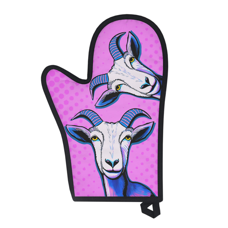 Cute Goats | Pop Art Oven Mitten