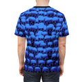 Blue Skulls | Unisex Cut & Sew Tee