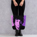 Tote bag of Music Legend and Rock Star Bob Dylan. Retro pop art tote bags for purchase online at Woodstock Vibe.