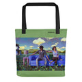 THE BLUE SOFA - ART TOTE